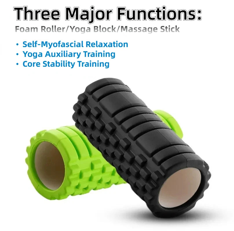 Yoga Block Fitness Equipment Pilates Foam Roller Fitness Gym Exercises Muscle Massage Roller Yoga Brick Sport Yoga Accessories